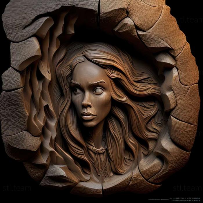 3D модель Гра Ненсі Дрю Істота з печери Капу (STL)